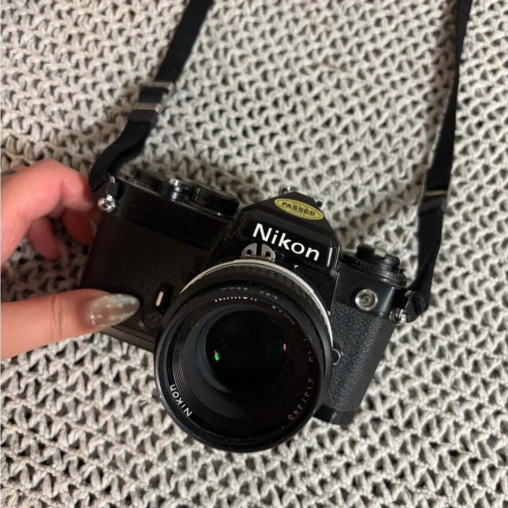 Nikon FE Camera with Nikkor 50mm f/1.8 Lens